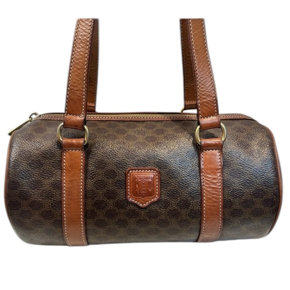 CELINE PARIS MACADAM BOSTON BARREL BAG - Picture 3 of 17